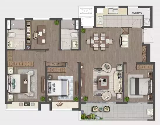 只要300多万，就可以一站享有河西繁华