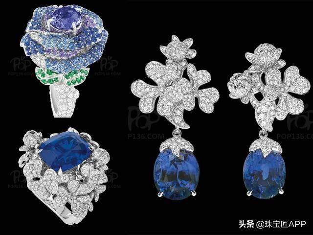 坦桑石首饰排行榜,大牌坦桑石珠宝