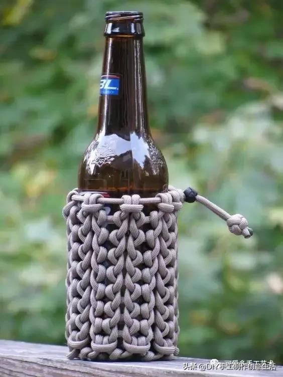 编绳杯套,编绳防烫杯套