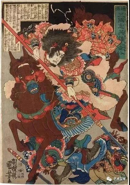 歌川国芳浮世绘中的源氏物语,西方美术史的画家