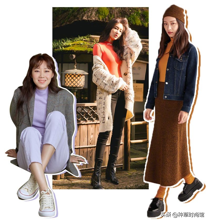 毛衣穿搭法这样穿才是最时髦,毛衣单穿太单调内搭怎么选