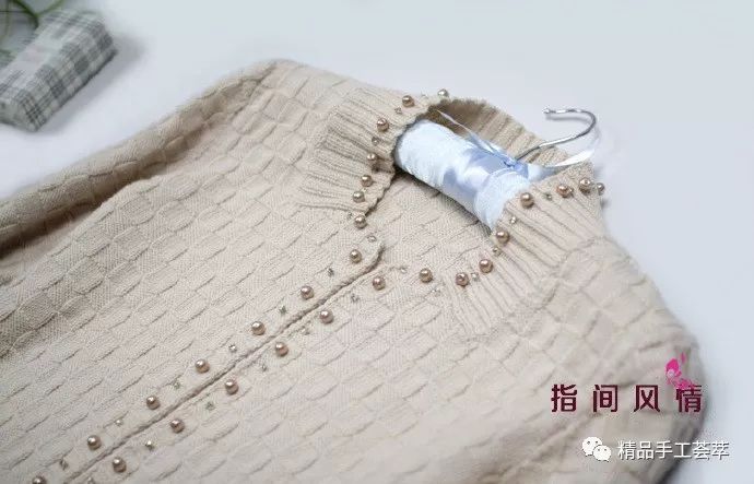 春秋“小香风”时尚开衫外套的织法图解