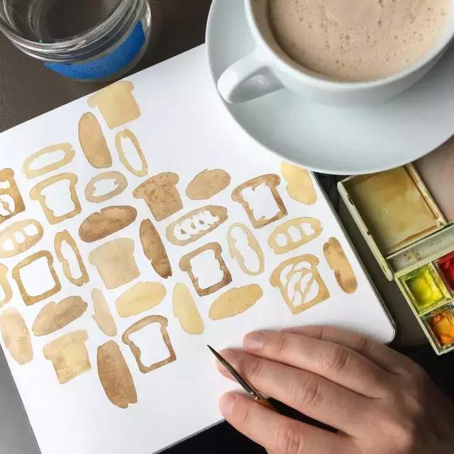 手残党零基础画,纹理画教程初学者