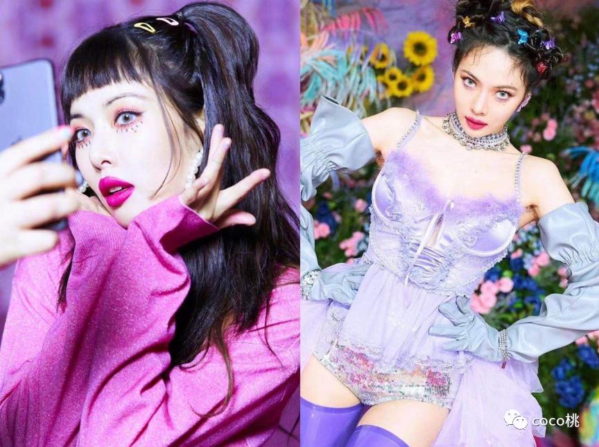 泫雅超高人气,泫雅被称为南韩第一腿精