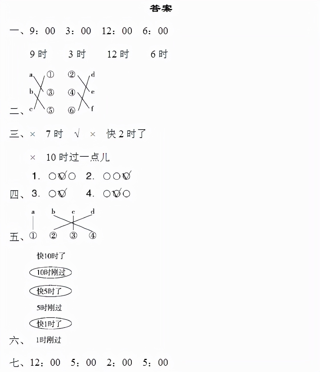 小学数学第七单元,小学数学三年级上学期1-3单元练习