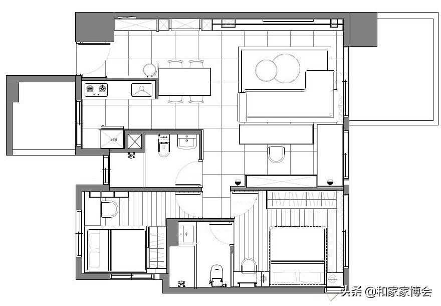 轻奢风家宅设计｜以设计细节堆叠精致生活情调