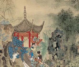 彭连熙绘红楼群芳图,彭连熙红楼梦作品欣赏