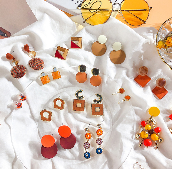 冬季单品耳环怎么搭配,春夏百搭精致耳环