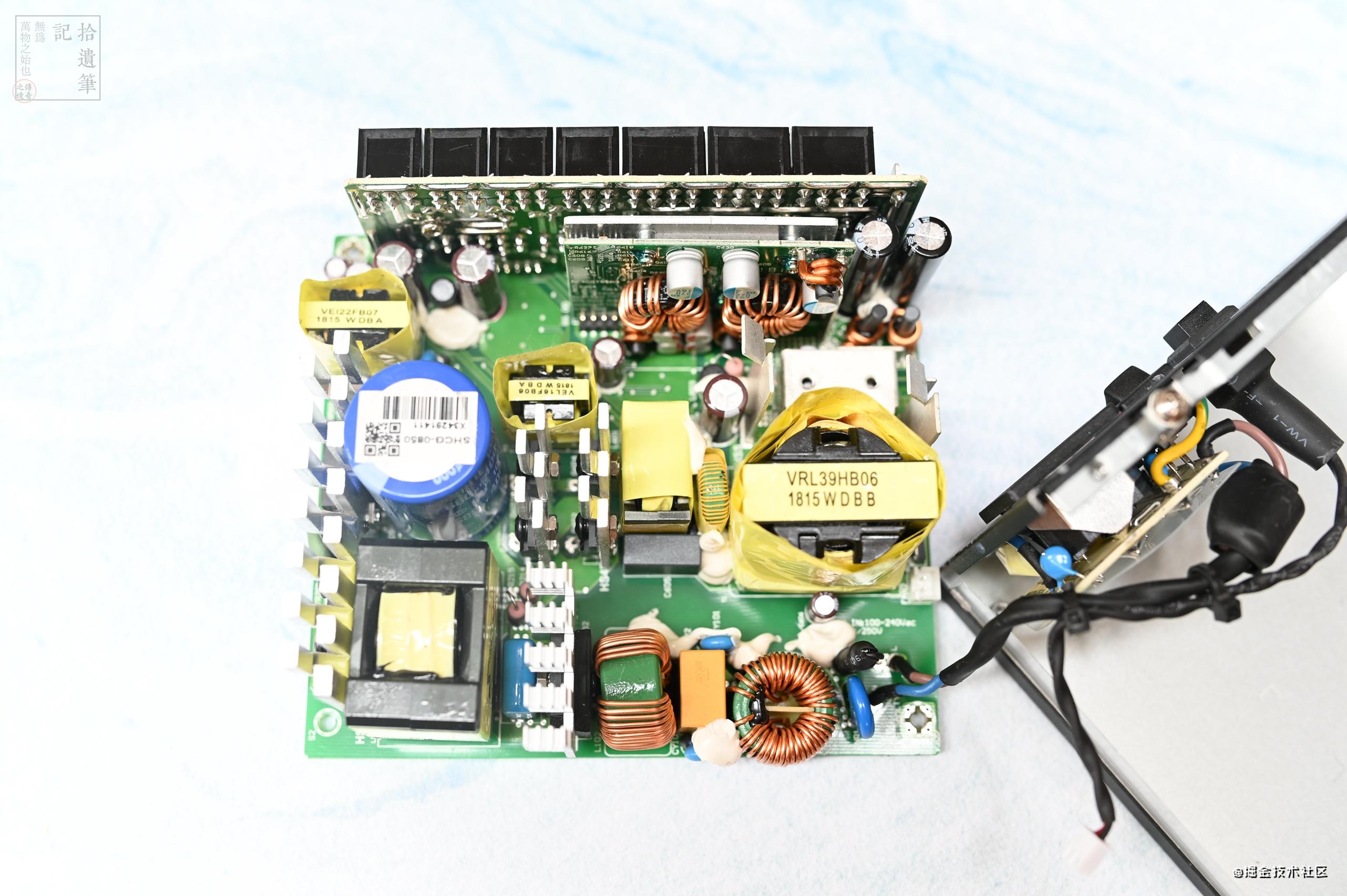 拆解非全模组电源,拆解后最好的电源