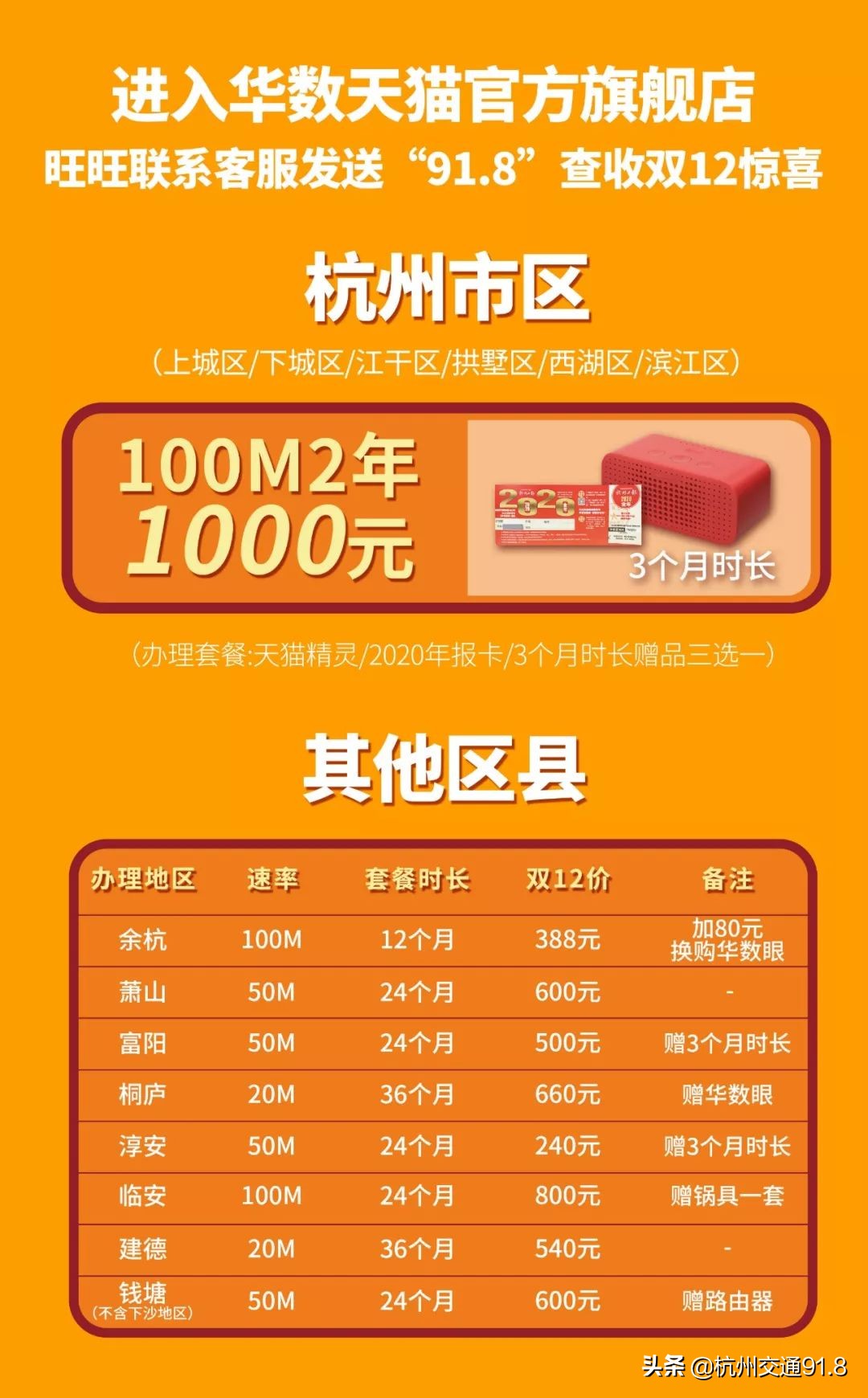 华数双12缺点,华数宽带双十一优惠