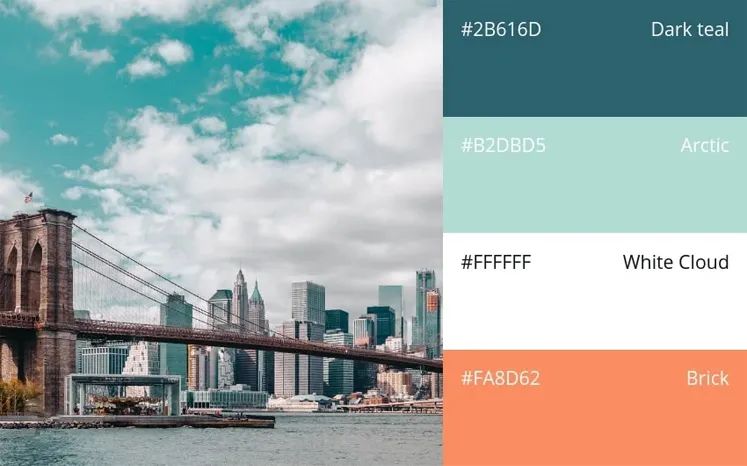 100种颜色组合及如何应用（三、旅行篇）