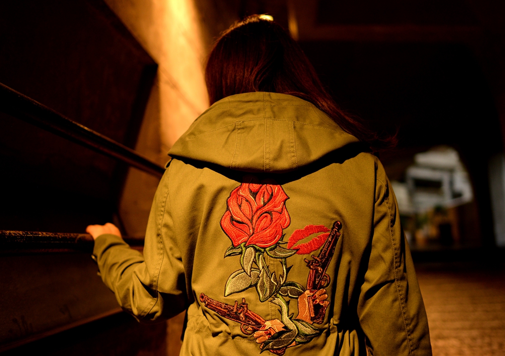 以枪炮玫瑰致敬经典——美军M-51Parka女式风衣评测