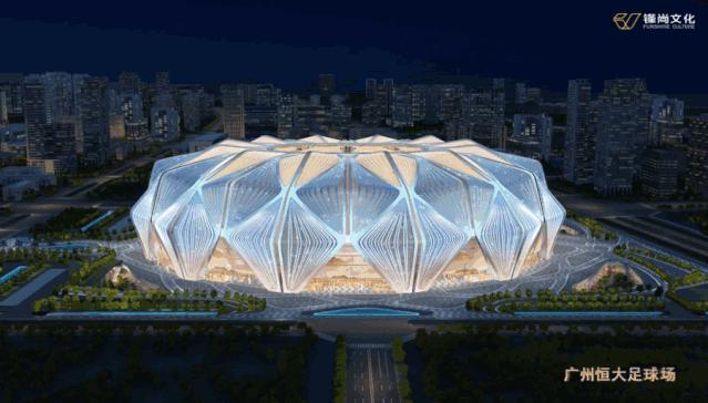 广州恒大足球场室内效果图,广州恒大足球场惊艳亮相