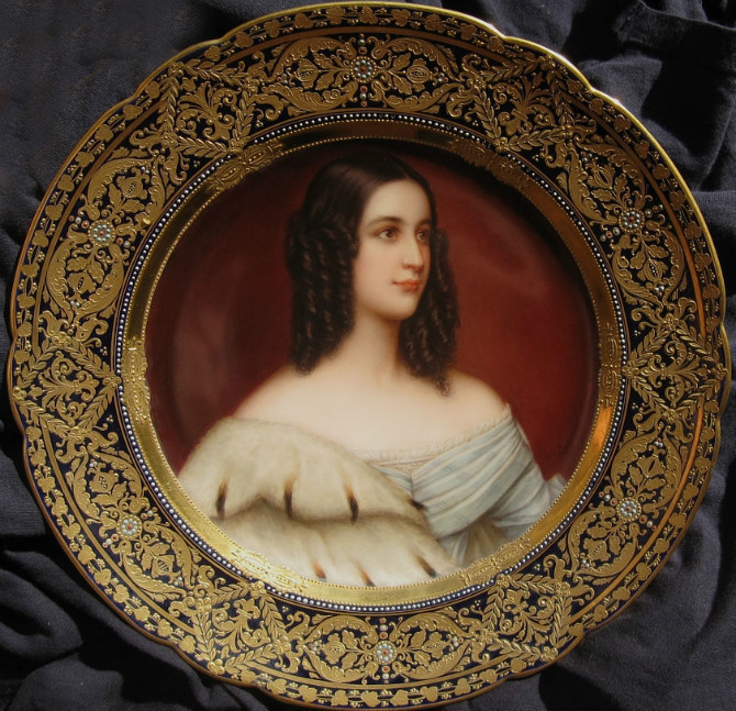 欧洲人物瓷板画,欧洲油画经典肖像画