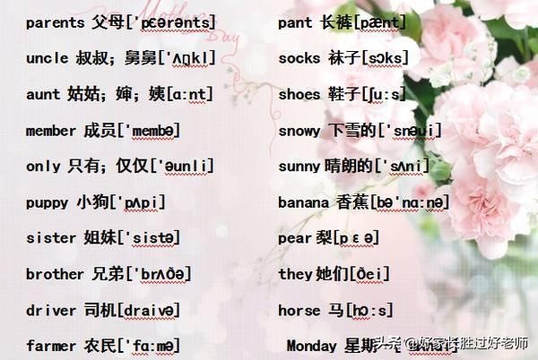 小学英语“单词表+音标”！给孩子贴墙上背熟，初中都领先一大截