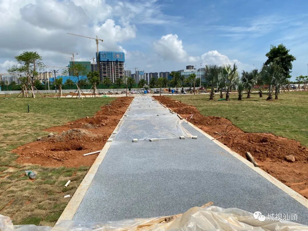 汕头东海岸新溪侨韵公园规划详图,新建的汕头东海岸公园