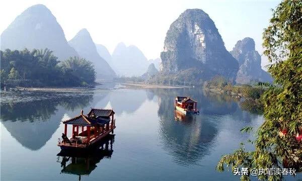 桂林山水甲天下很美,描述桂林山水阳朔风景的优美诗句
