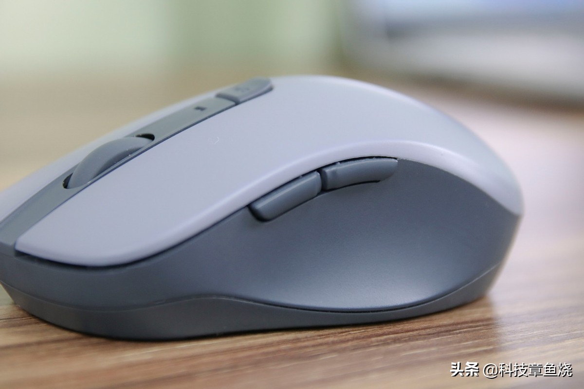 无声办公鼠标,联想双模无线蓝牙鼠标小新air测评