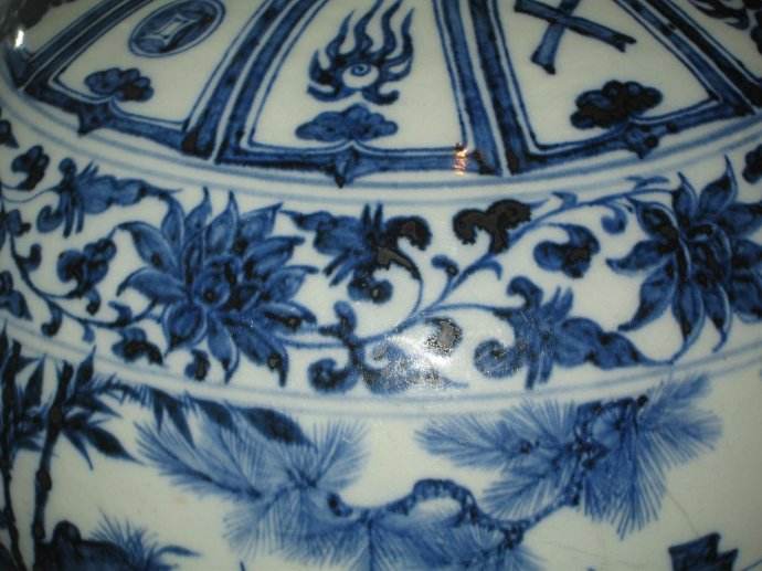 元青花白色分析,元青花瓷器的另类解读