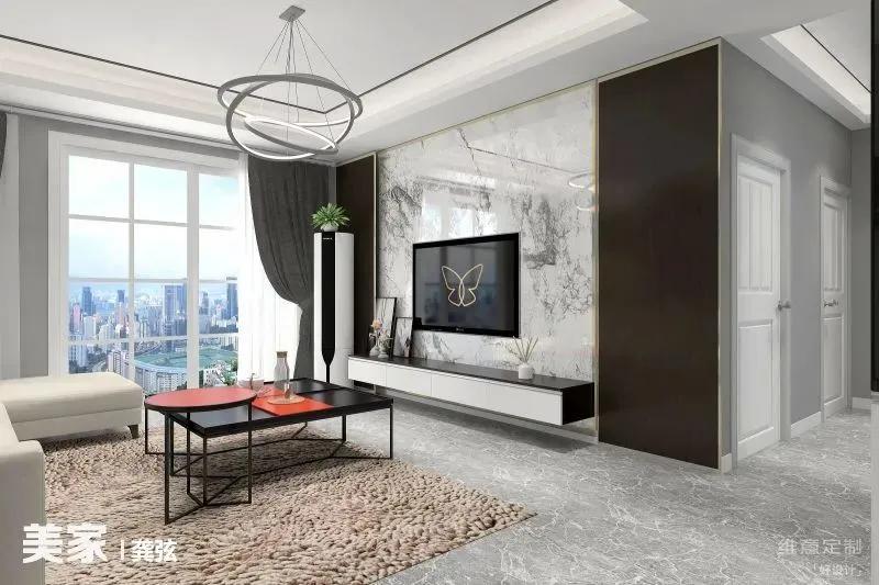 客厅装修设计高级感图文,挑空客厅十字圆顶装修效果图