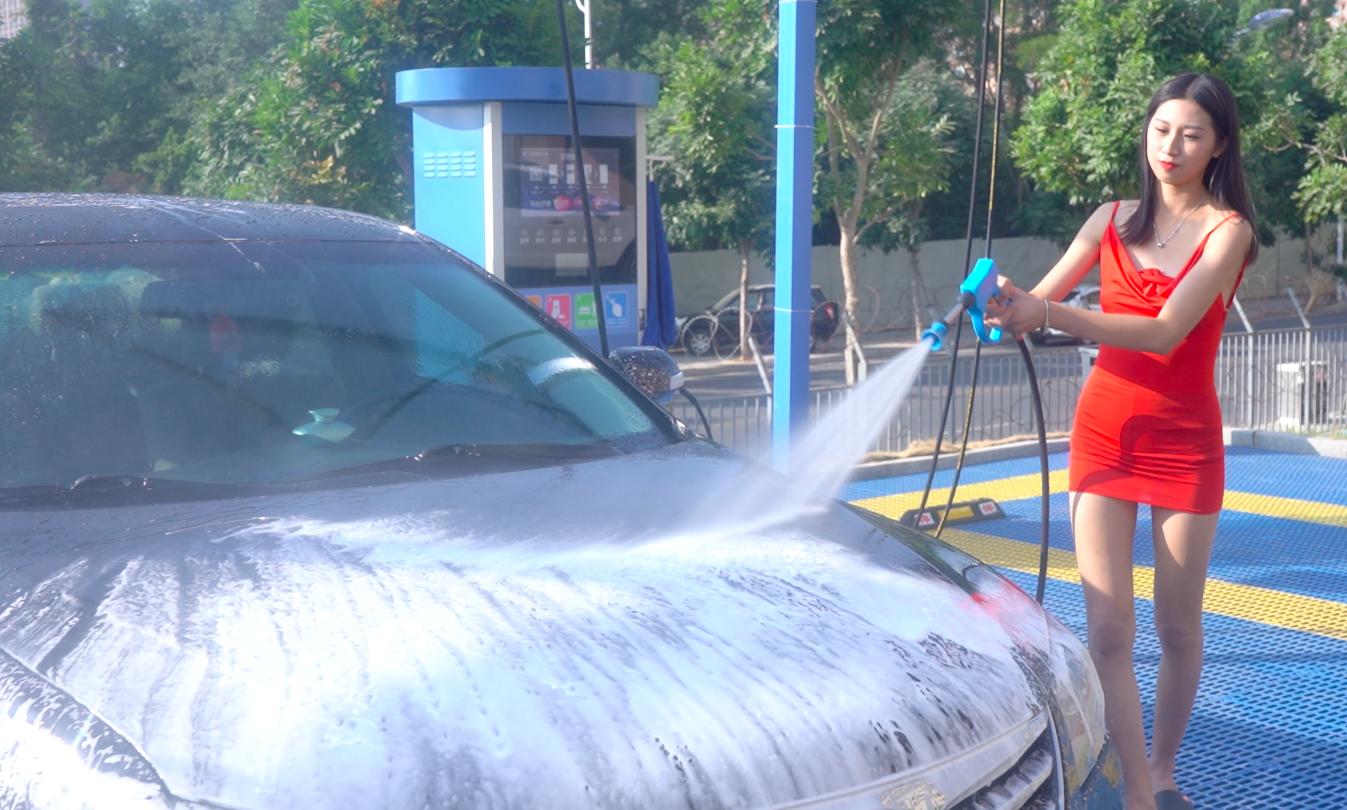 鲸洗自助洗车操作流程,鲸速24小时自助洗车流程