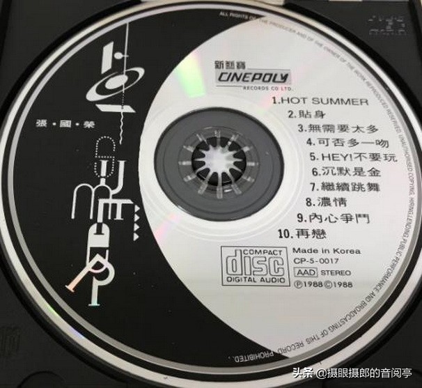 1994年张国荣的国语专辑,张国荣粤语专辑唱片