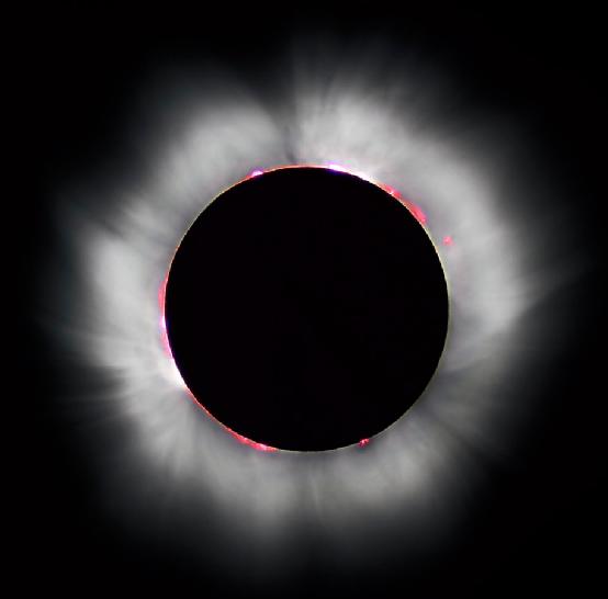 今天的日食是怎样形成的,为什么出现日食