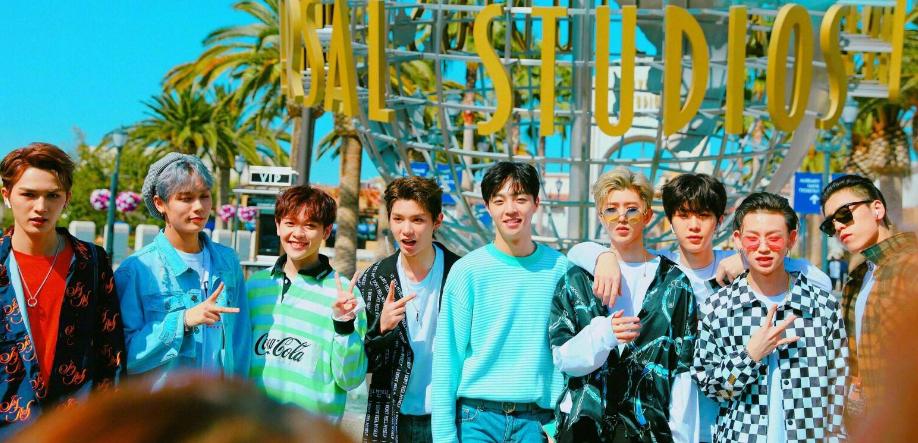 乐华七子2018合照,乐华七子合照模糊