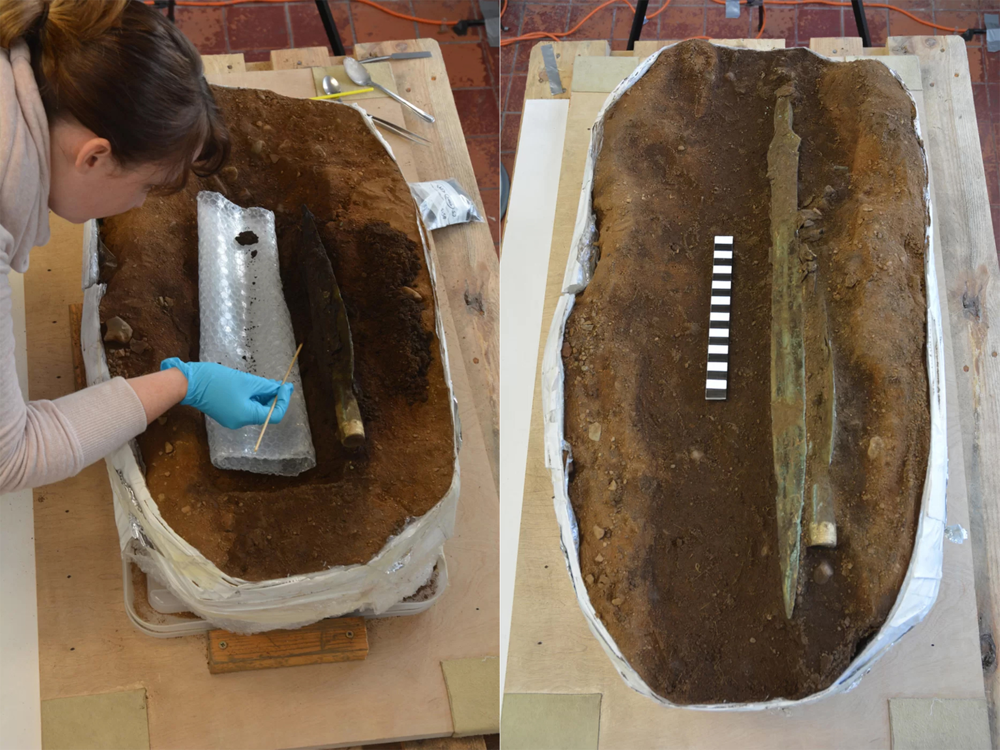 英国新建足球场，挖出青铜剑和青铜矛，保守估价100万英镑