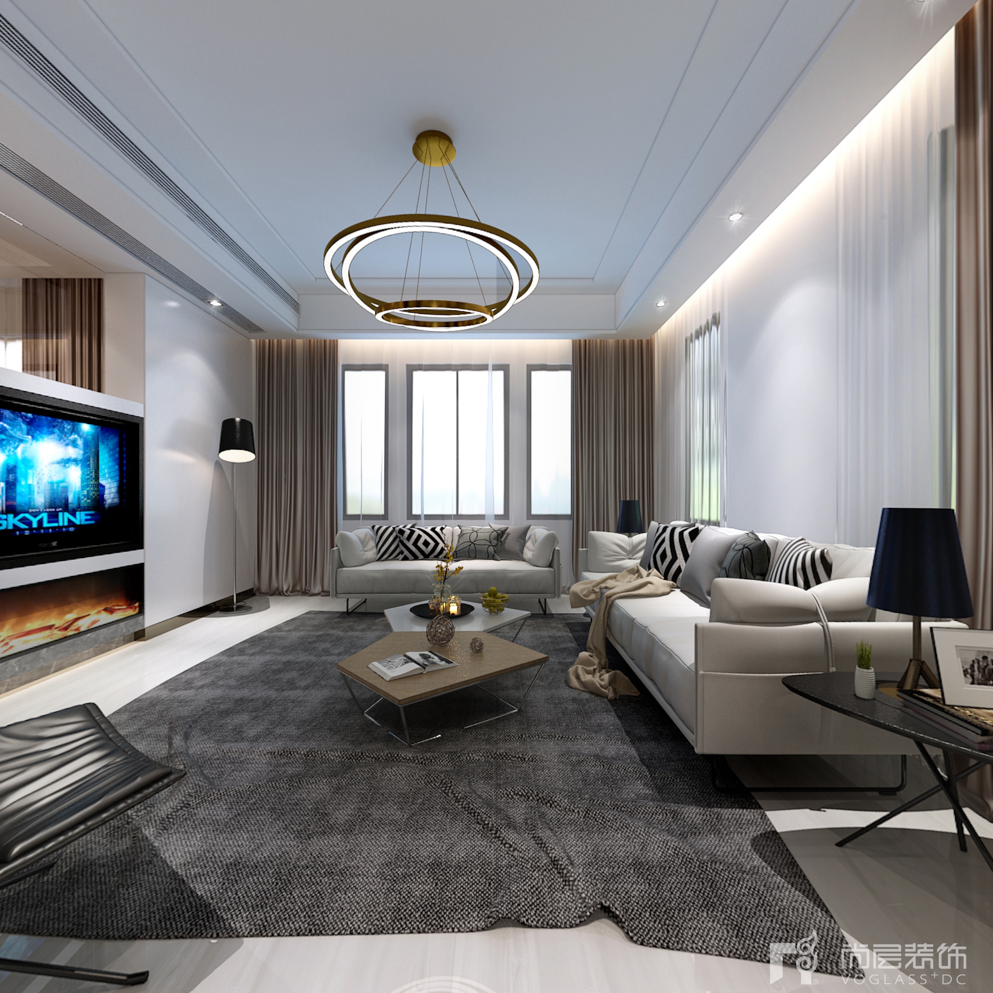 现代轻奢风格设计说明300字,轻奢风格案例说明