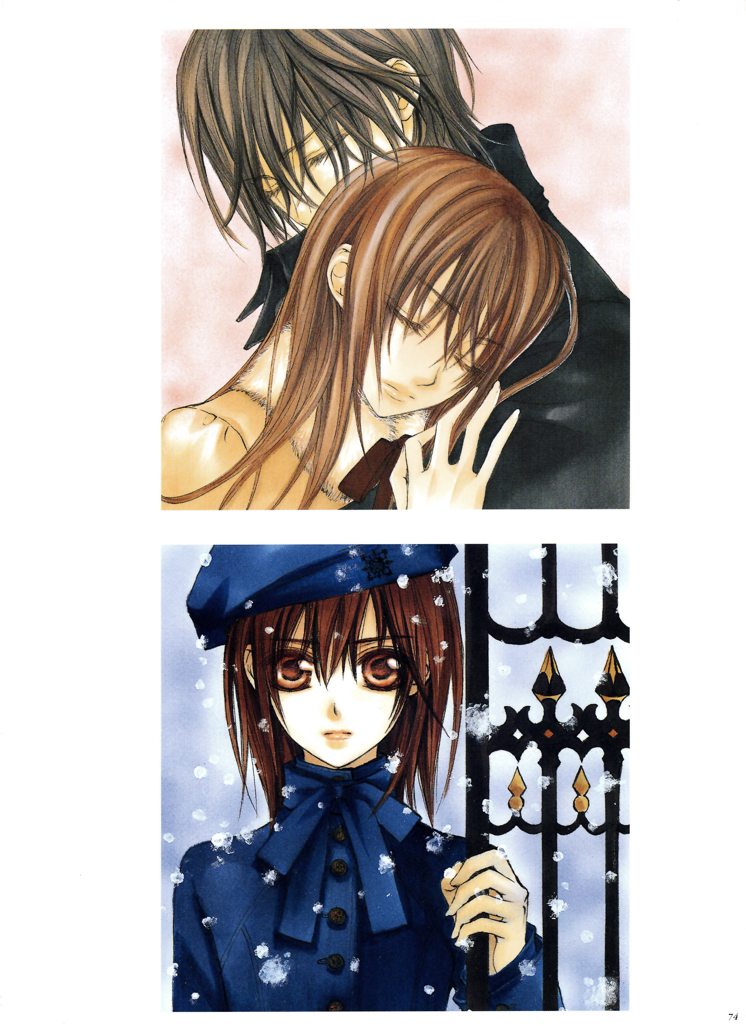 有关帅气吸血鬼的漫画图片,画风超精致的日本吸血鬼漫画