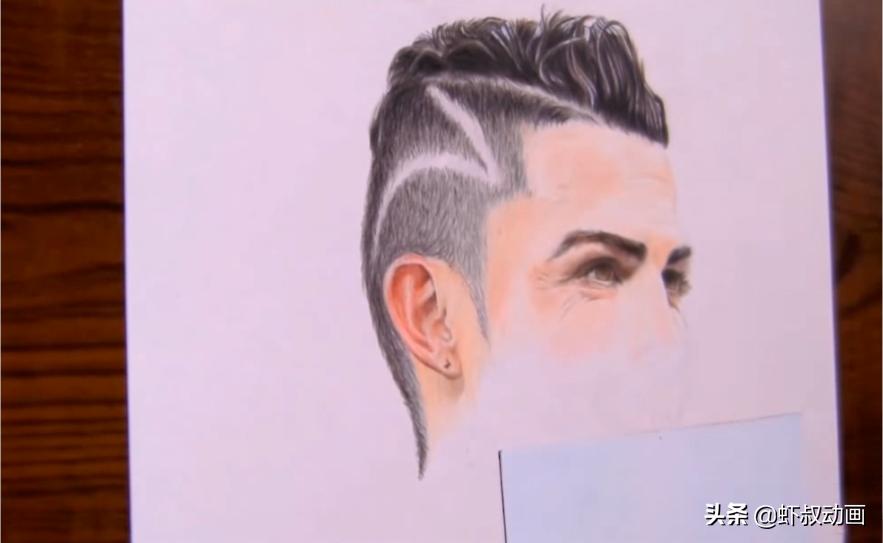 C罗铅笔画绘画方法,C罗铅笔画教程视频