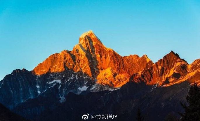 晴空+晚霞，成都又看四姑娘了！