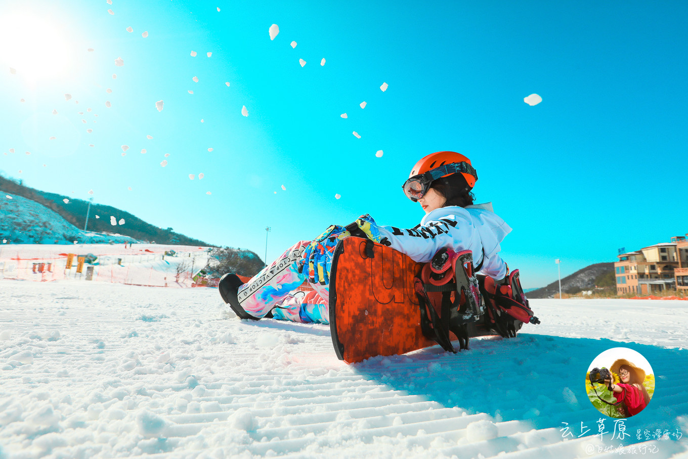 安吉云上草原滑雪场里的酒店,安吉云上草原滑雪场高级雪道索道