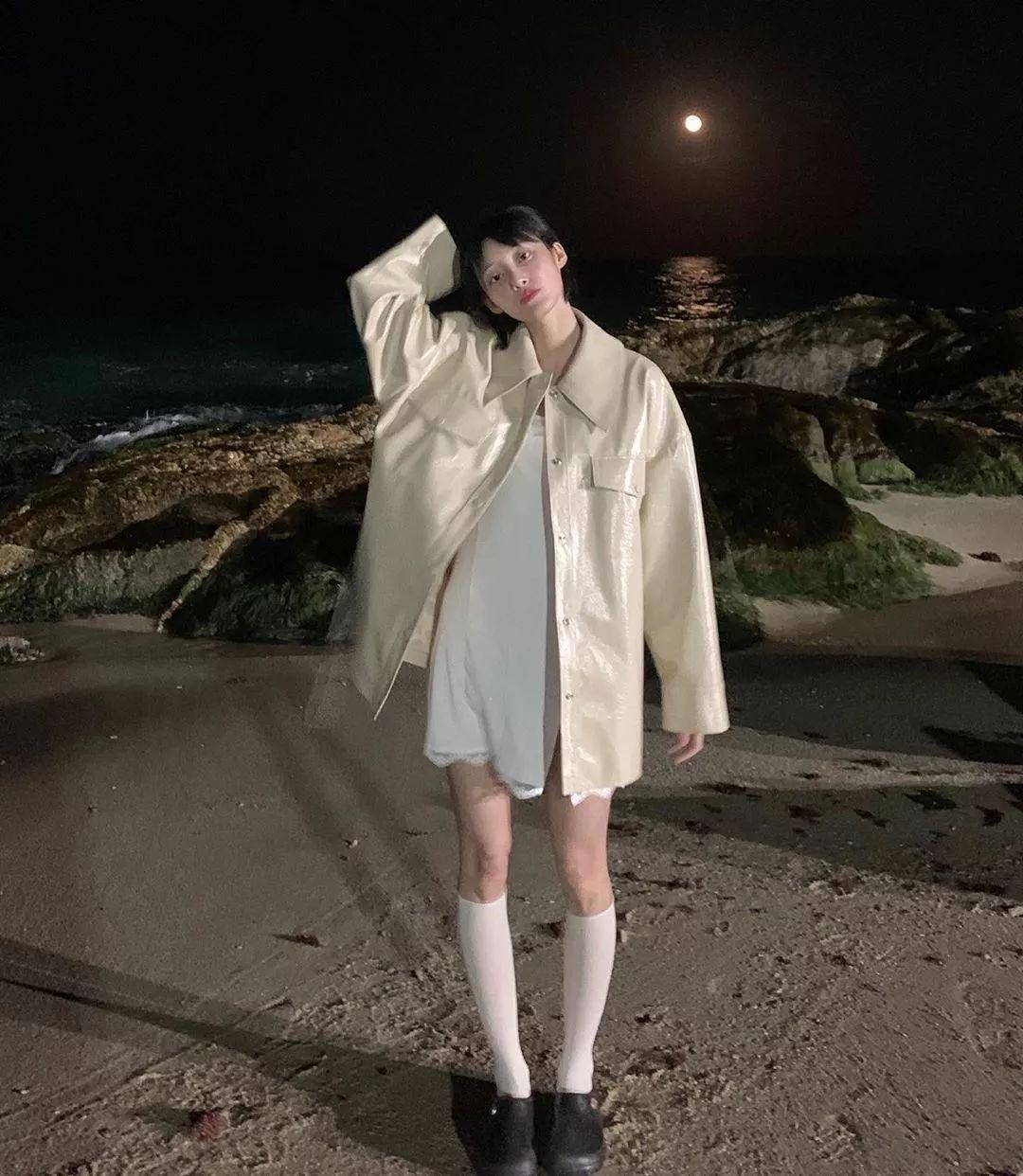 ins韩国温柔穿搭冬季裤子,韩国ins风穿搭女生高级感