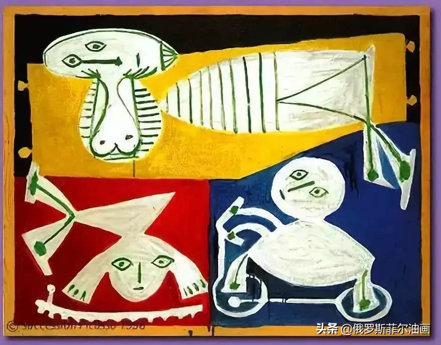 绘画毕加索二次创作经典作品,毕加索最著名的十幅画图片