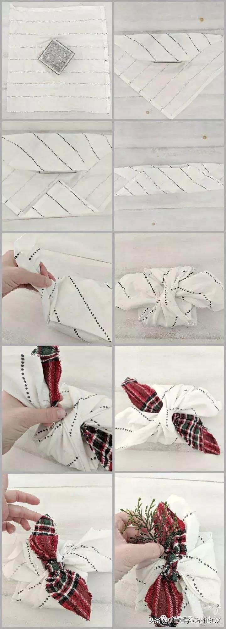 礼物包装教程不用双面胶,六个礼物包装的小技巧