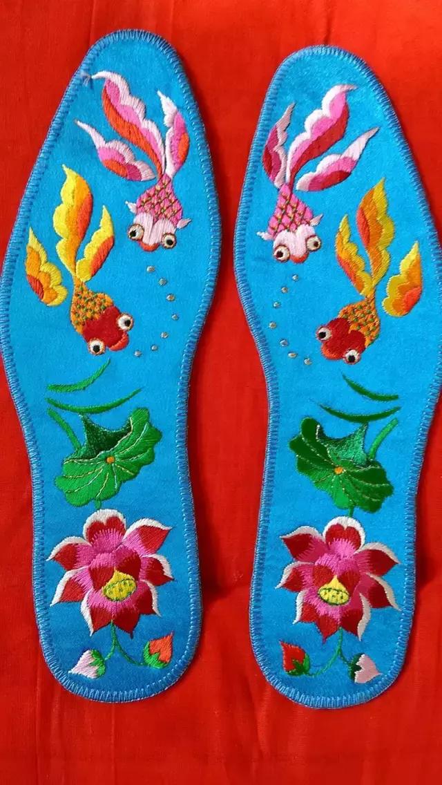 刺绣鞋垫图案大全图解,刺绣各种鞋垫图案