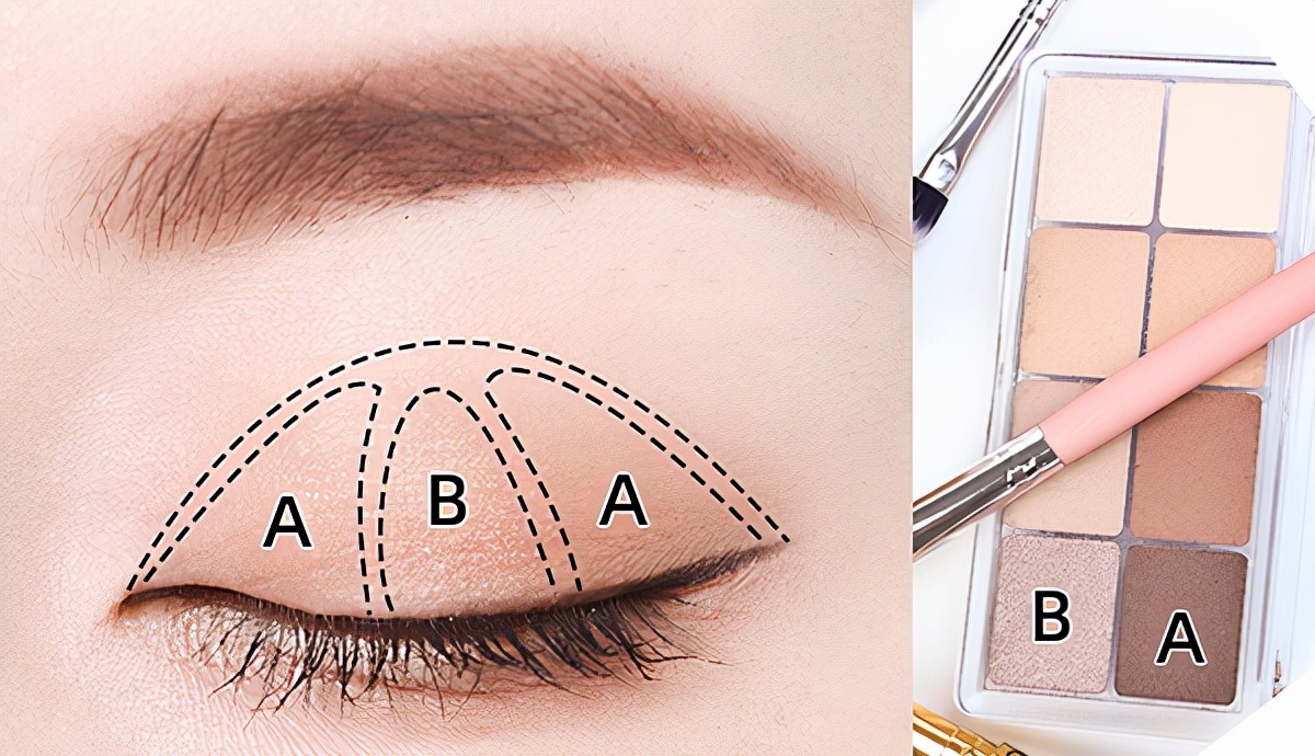 新手眼妆入门教程无工具,眼妆的正确画法和步骤