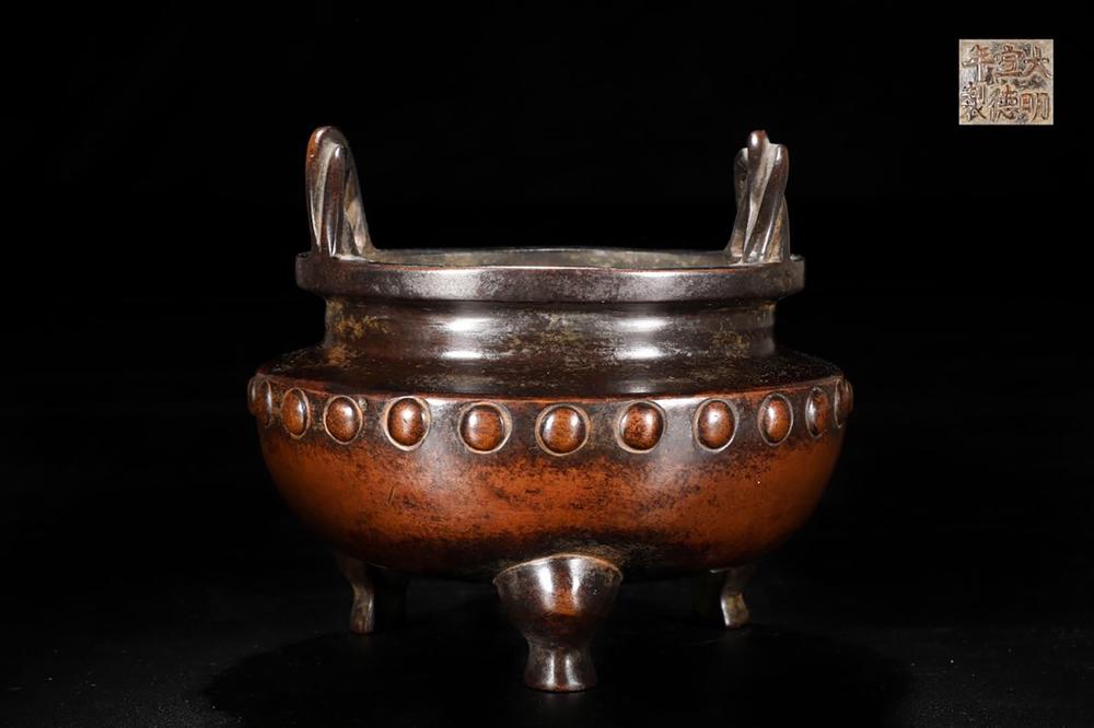 铜香炉真品欣赏,中国最著名的铜香炉