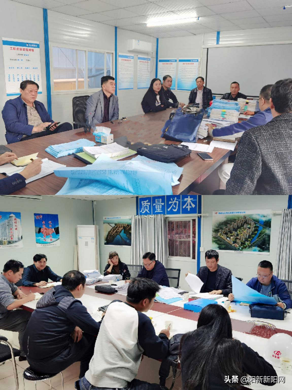 黄石市建筑行业专家赴阳新县开展优质结构工程评审