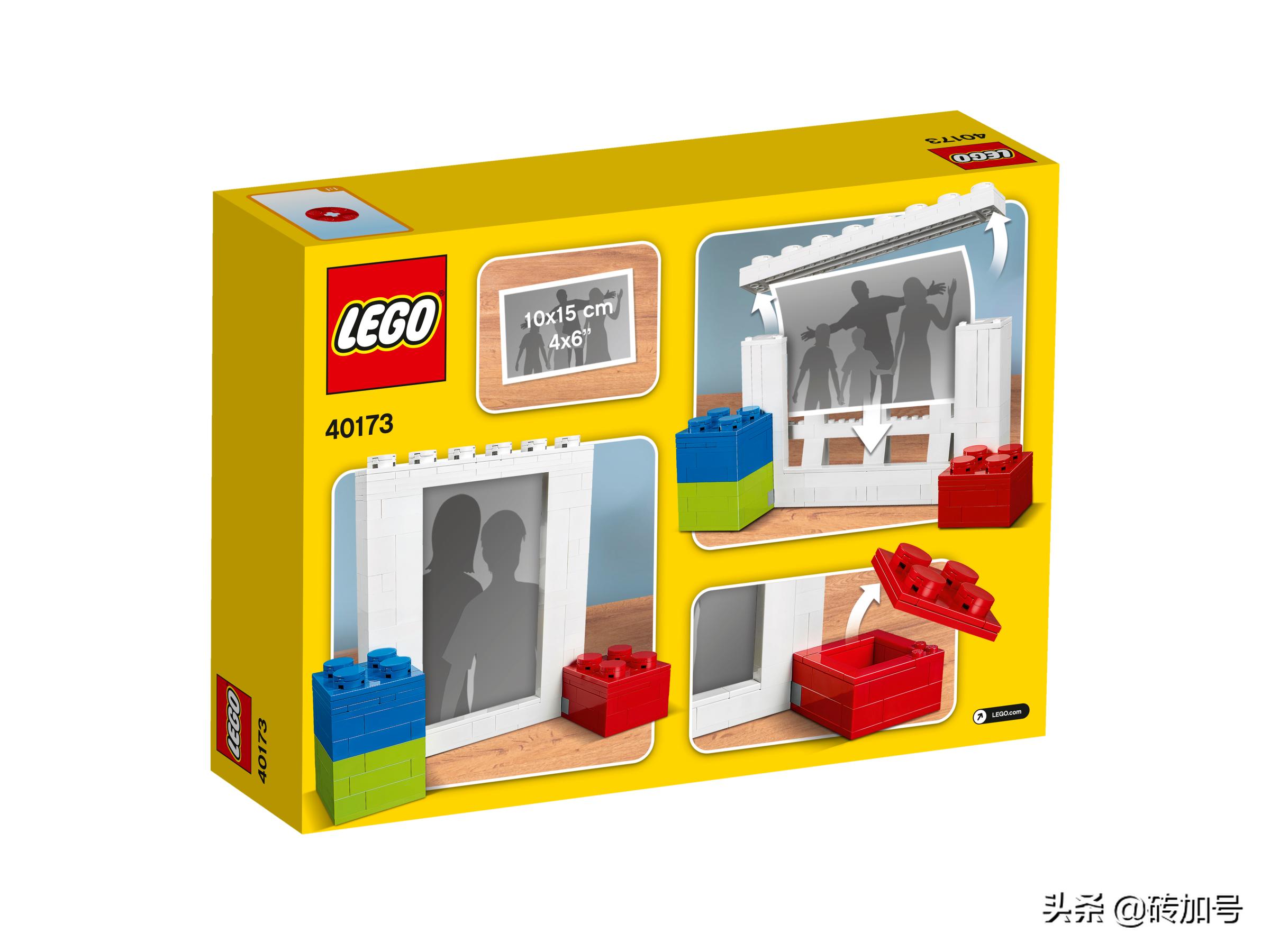 积木作为家居摆件的一个好用途，对比乐高40173及40359相框