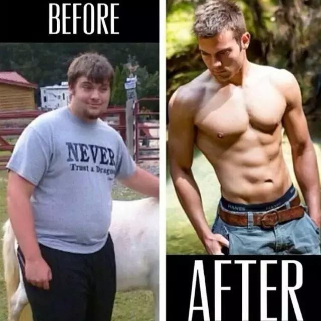 男人有肌肉与没肌肉对比,女人肌肉和男人肌肉区别