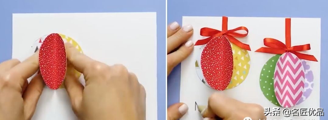 圣诞节手工礼物制作圣诞卡,2020年最火的简单易学的圣诞手工