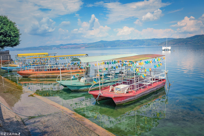 2001年抚仙湖水下古城真实视频,罕见的湖泊风光摄影