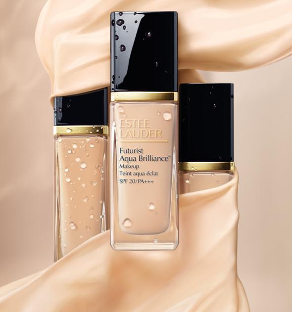 杨幂打卡雅诗兰黛沁水粉底液,黄一白适合的粉底液雅诗兰黛沁水