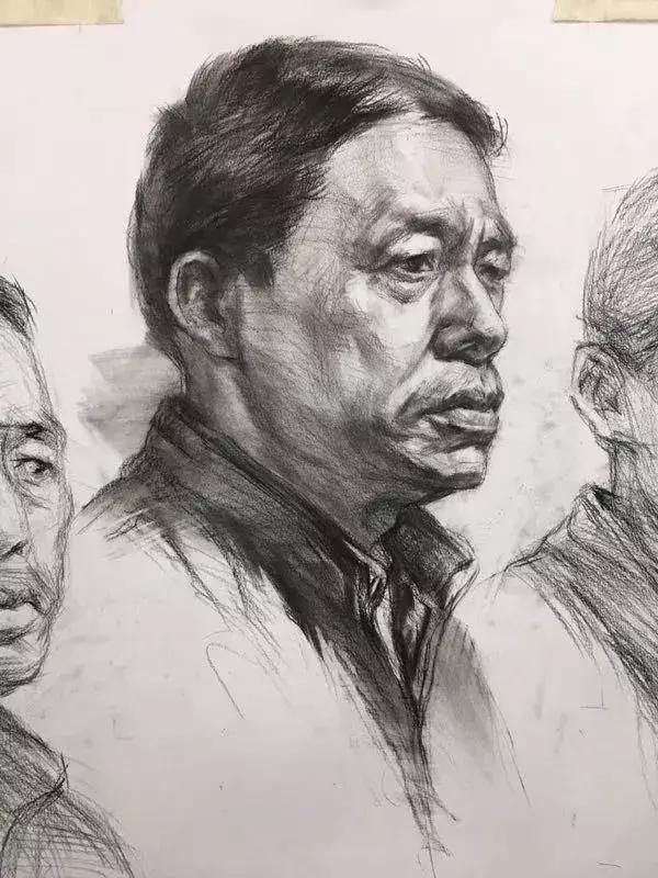 素描头像作画步骤,素描人物头像步骤图