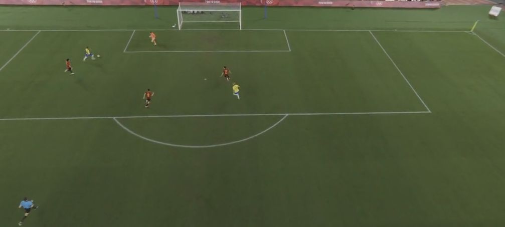 21年奥运会巴西足球精彩表现,奥运巴西对西班牙点球