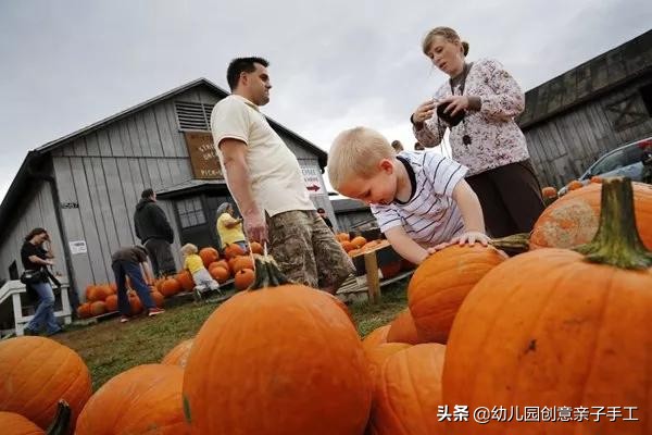 感恩节的游戏跟亲子手工,幼儿园感恩节家长开放日亲子游戏