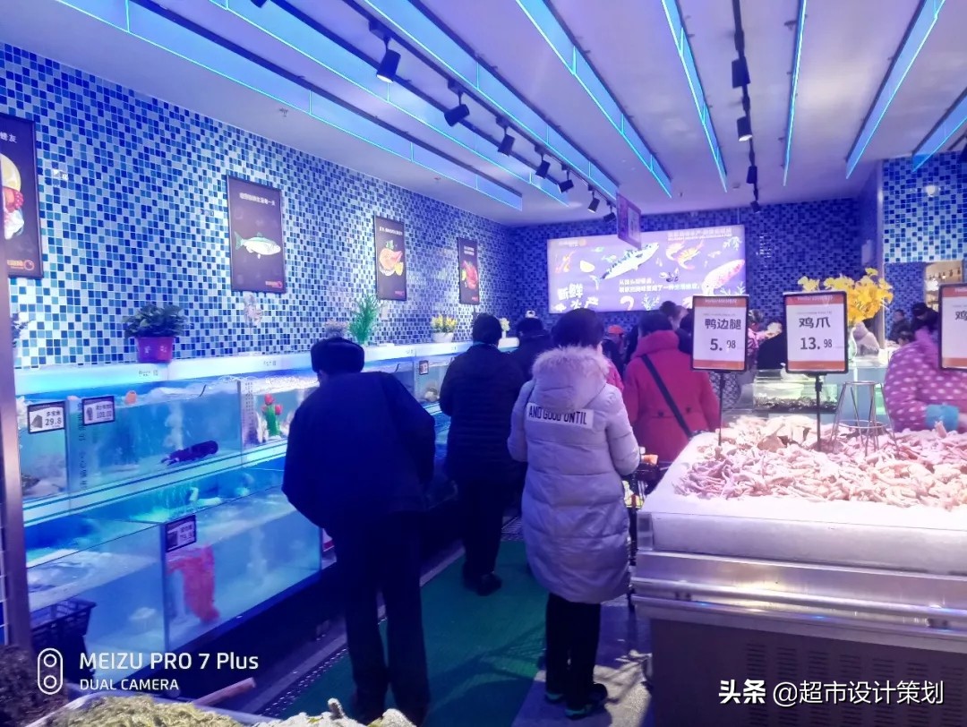 清爽、洁净，不经意间的惊艳！联家超市新开店一组陈列图片